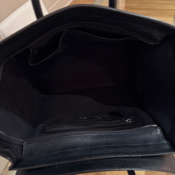 CELINE MINI LUGGAGE BAG - Drummed Calfskin Leather - Black - Picture 10 of 16